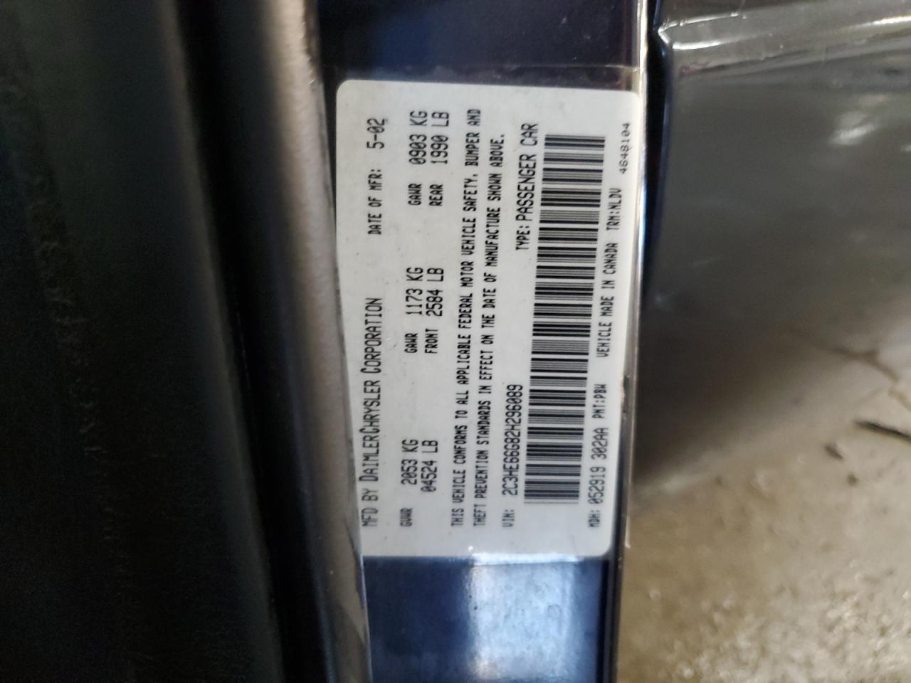 2002 CHRYSLER 300m