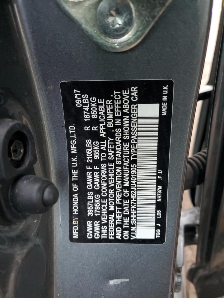 2018 HONDA CIVIC