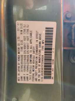 2007 HONDA CR-V