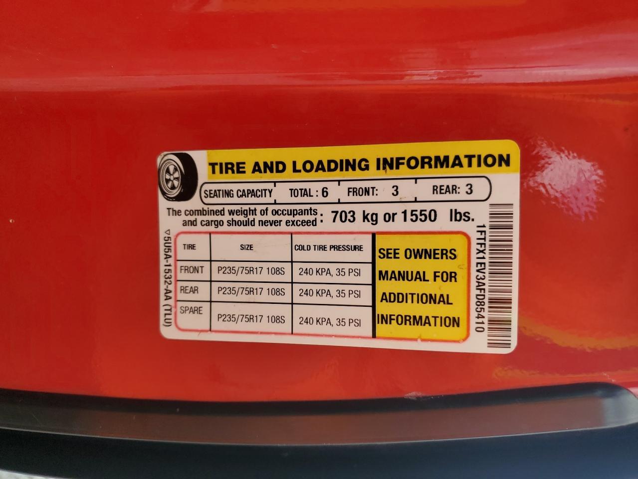 2010 FORD F-150