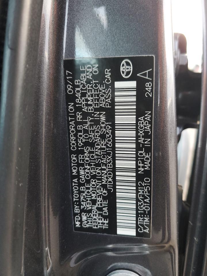 2018 TOYOTA Prius c