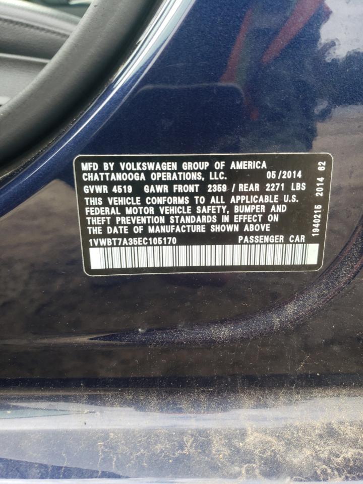 2014 VOLKSWAGEN Passat