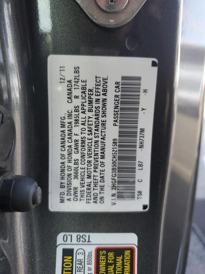 2012 HONDA CIVIC