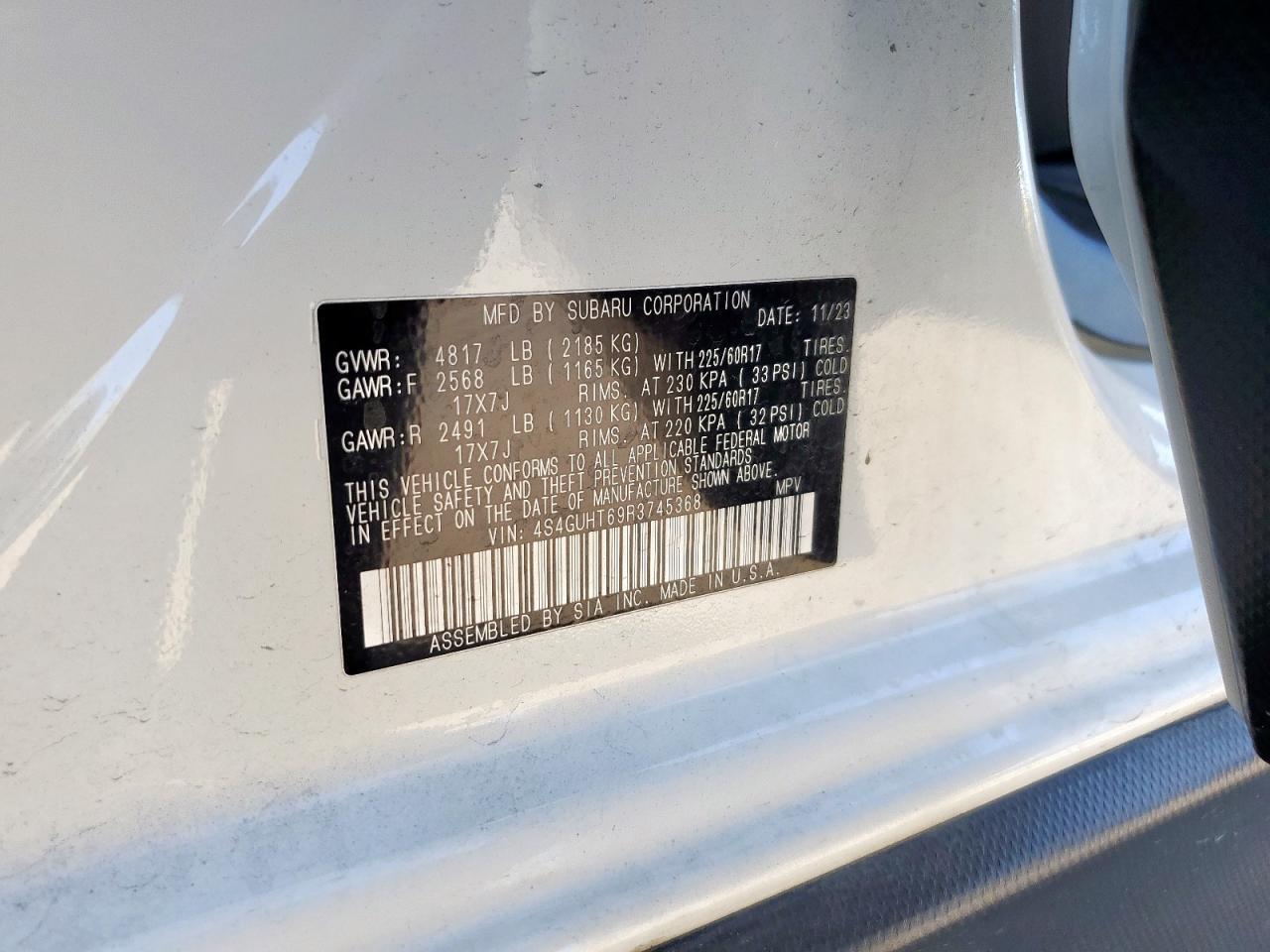 2024 SUBARU Crosstrek