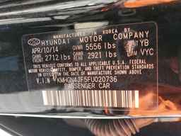 2015 HYUNDAI GENESIS