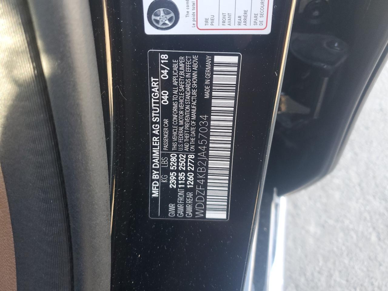 2018 MERCEDES-BENZ E-Class