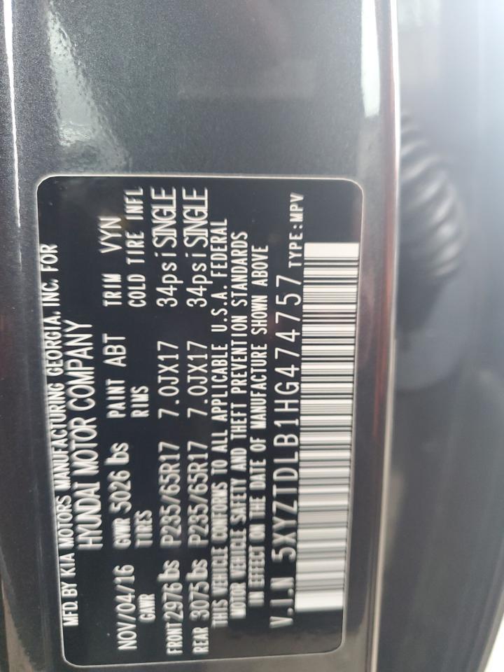 2017 HYUNDAI SANTA FE