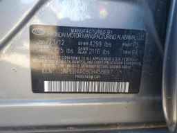 2012 HYUNDAI SONATA