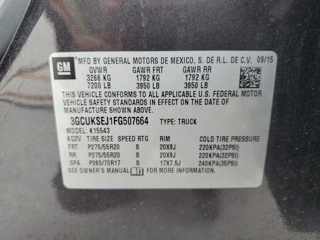 2015 CHEVROLET Silverado