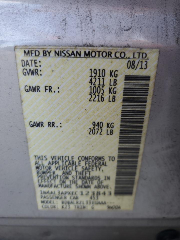 2014 NISSAN ALTIMA
