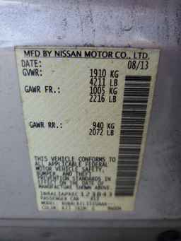 2014 NISSAN ALTIMA