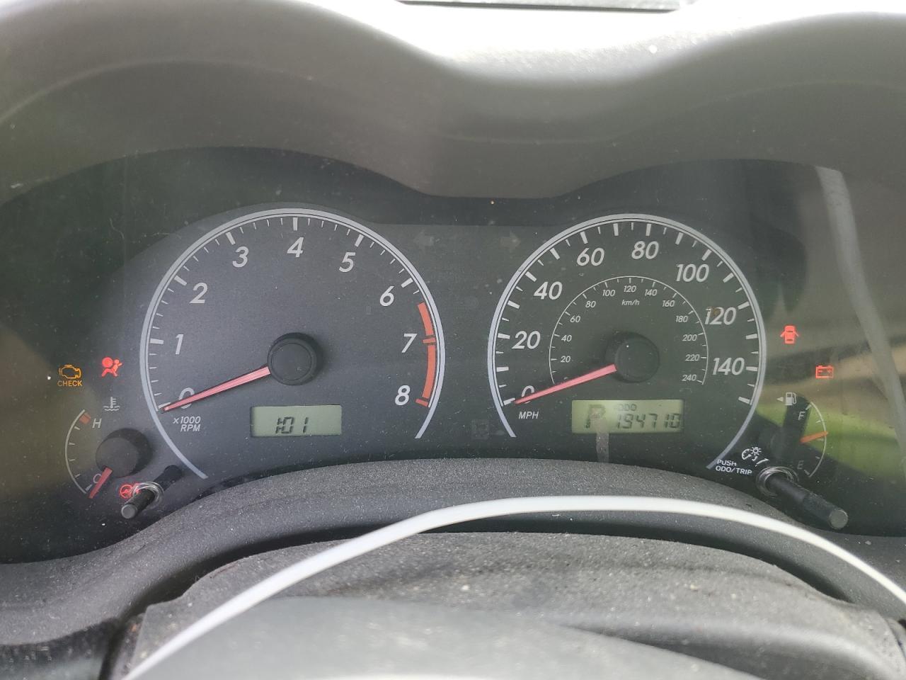 2009 TOYOTA COROLLA