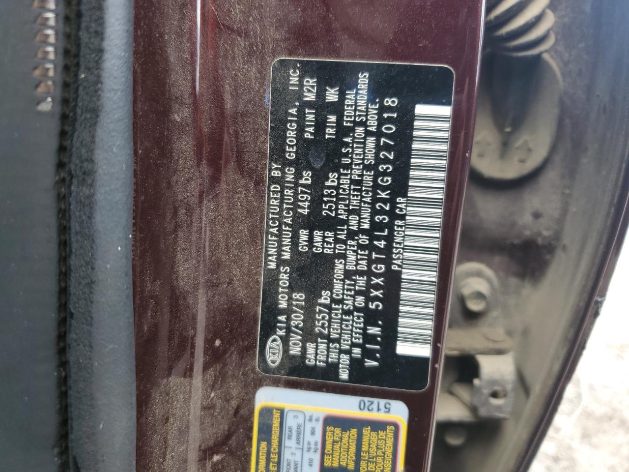 2019 KIA OPTIMA
