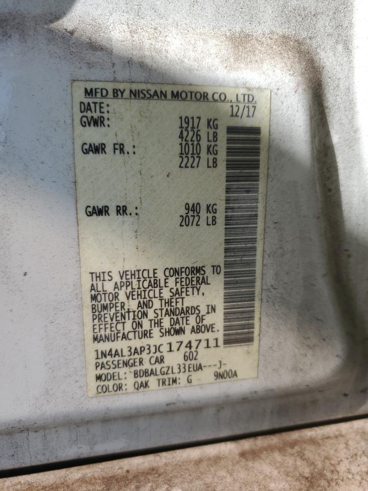 2018 NISSAN ALTIMA