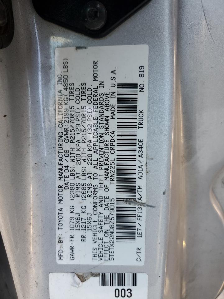 2008 TOYOTA TACOMA