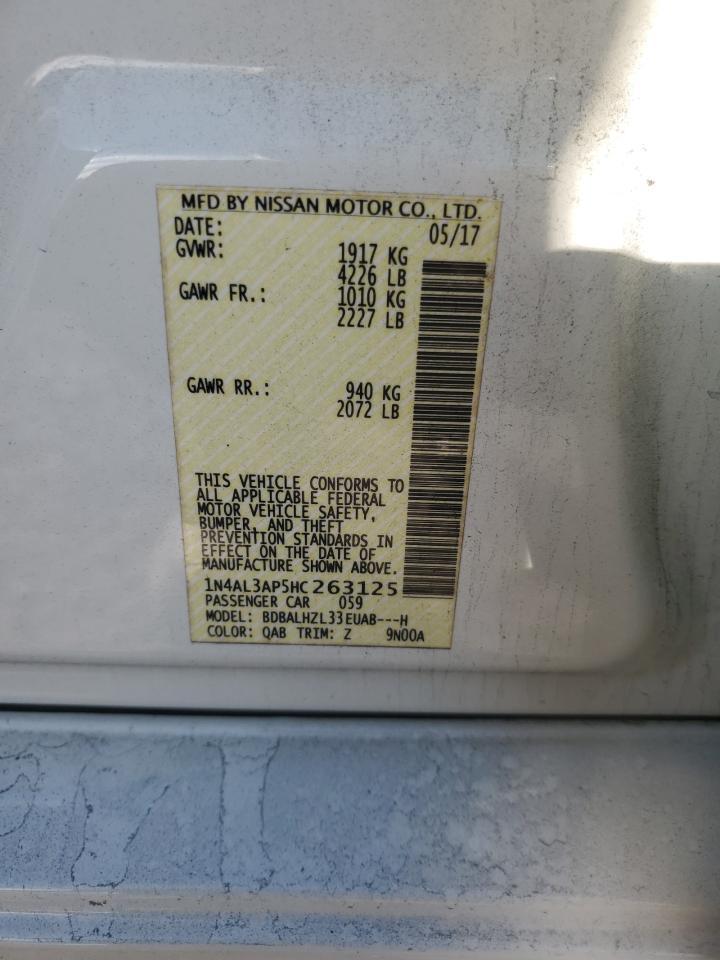 2017 NISSAN ALTIMA