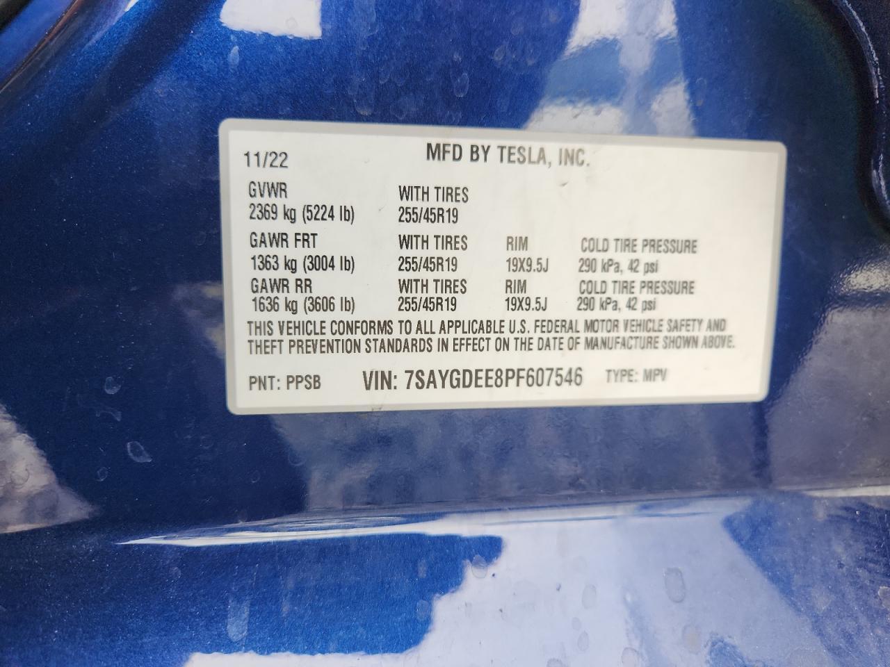 2023 TESLA MODEL Y