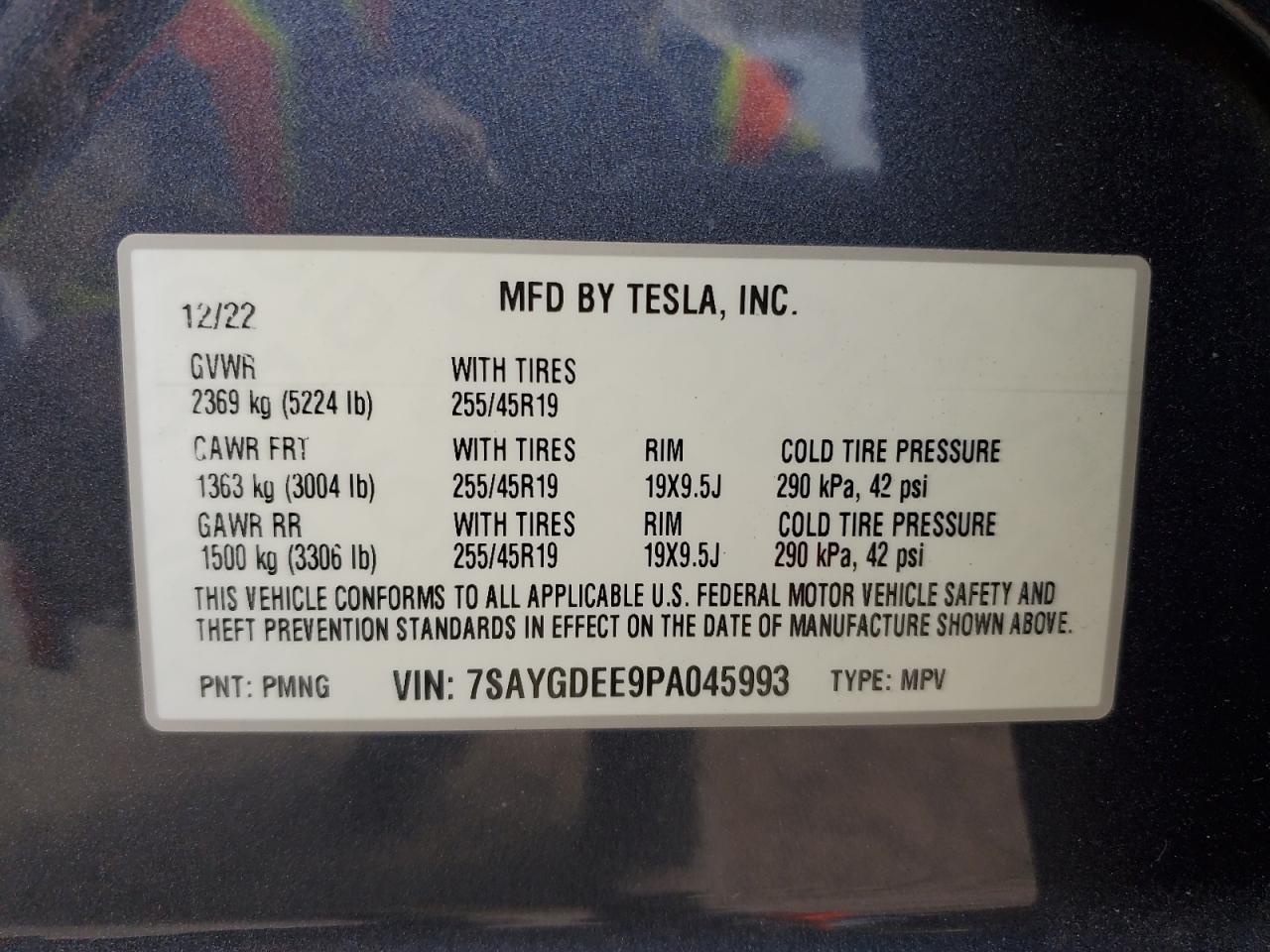 2023 TESLA MODEL Y