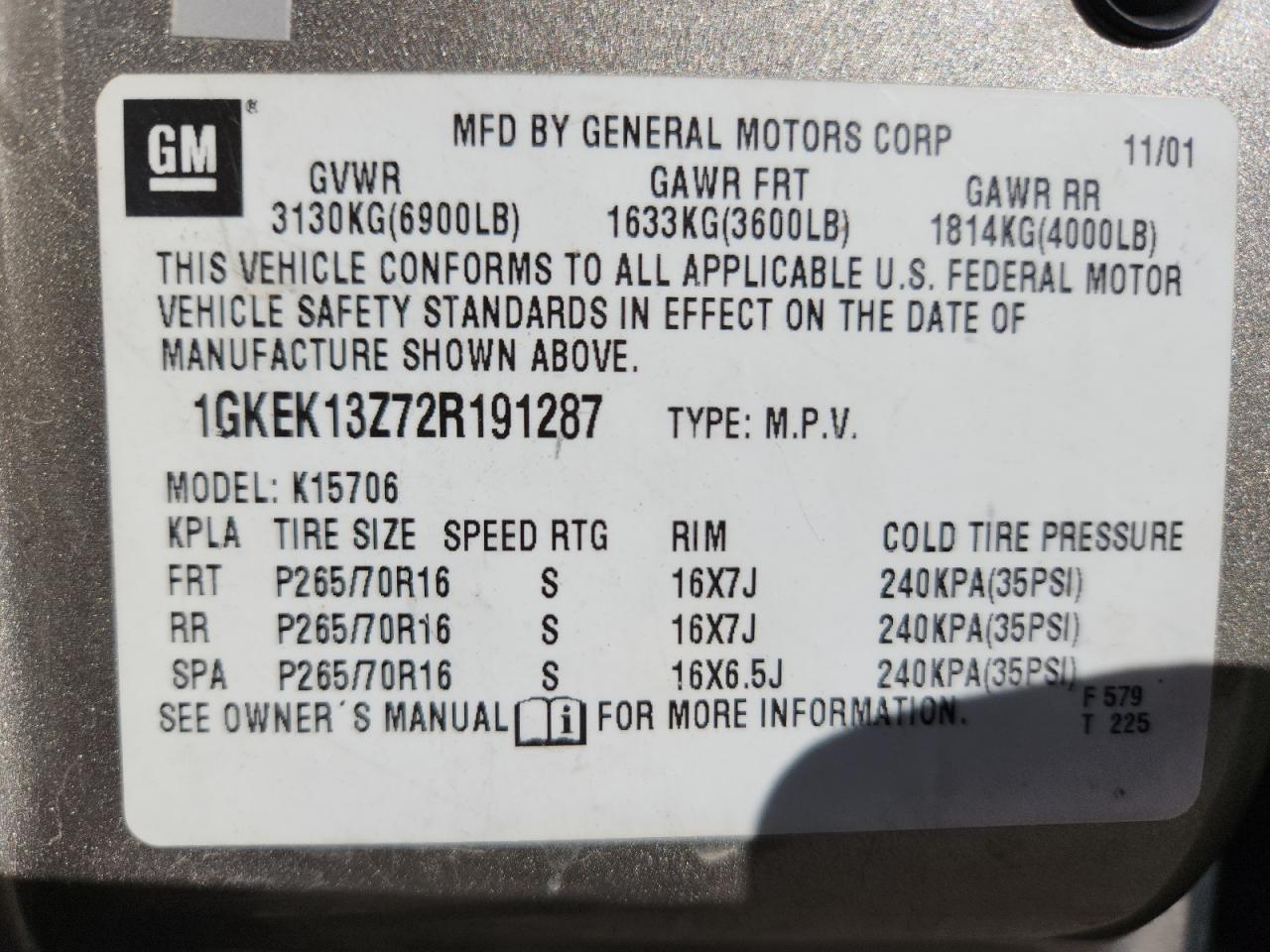 2002 GMC Yukon