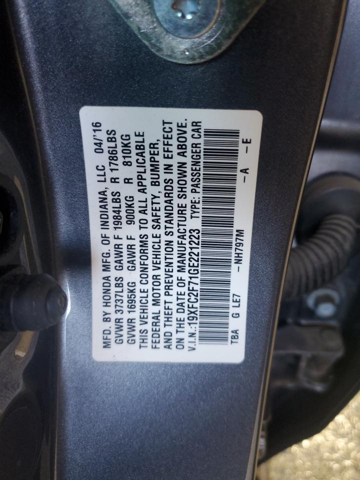 2016 HONDA CIVIC