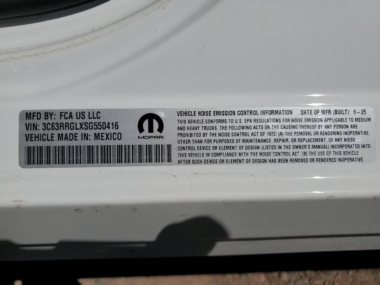2025 RAM 3500