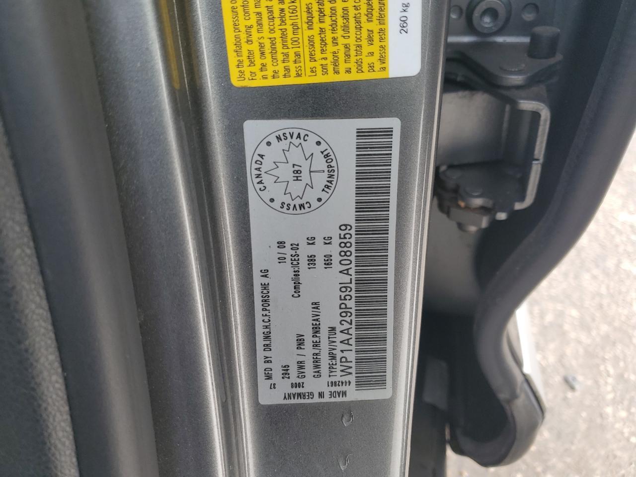 2009 PORSCHE CAYENNE