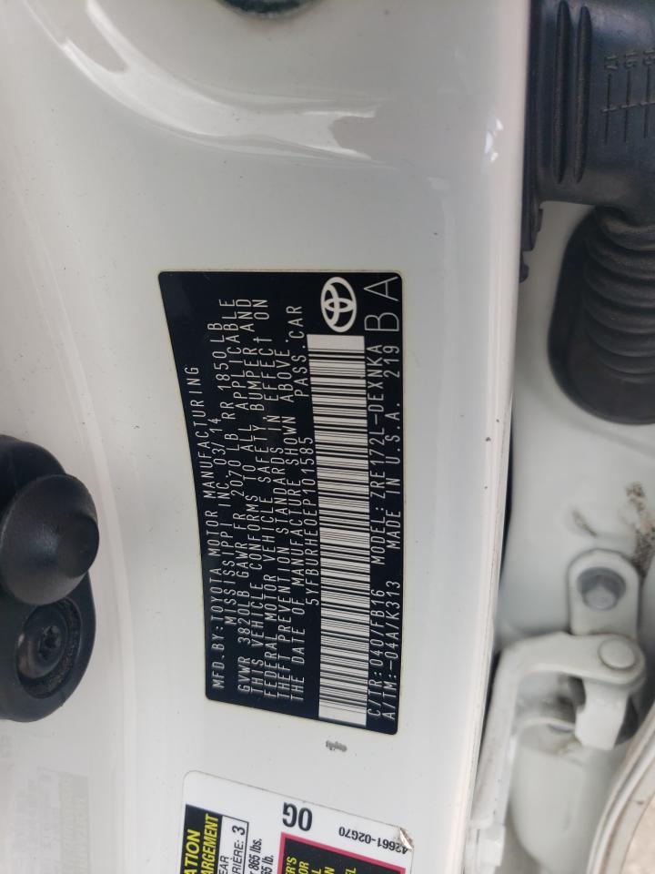2014 TOYOTA COROLLA