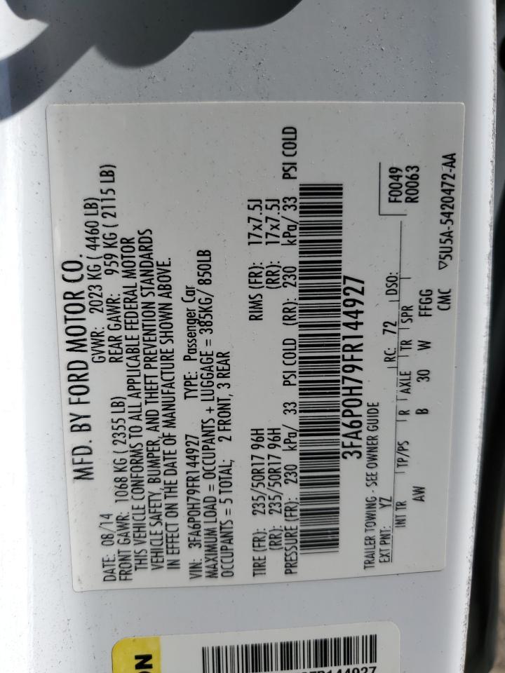 2015 FORD FUSION