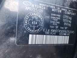 2009 HYUNDAI ELANTRA
