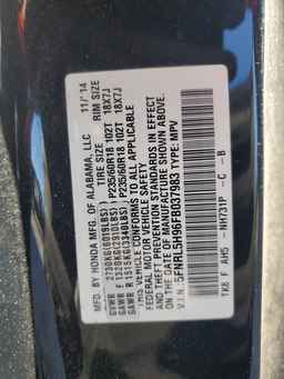 2015 HONDA ODYSSEY