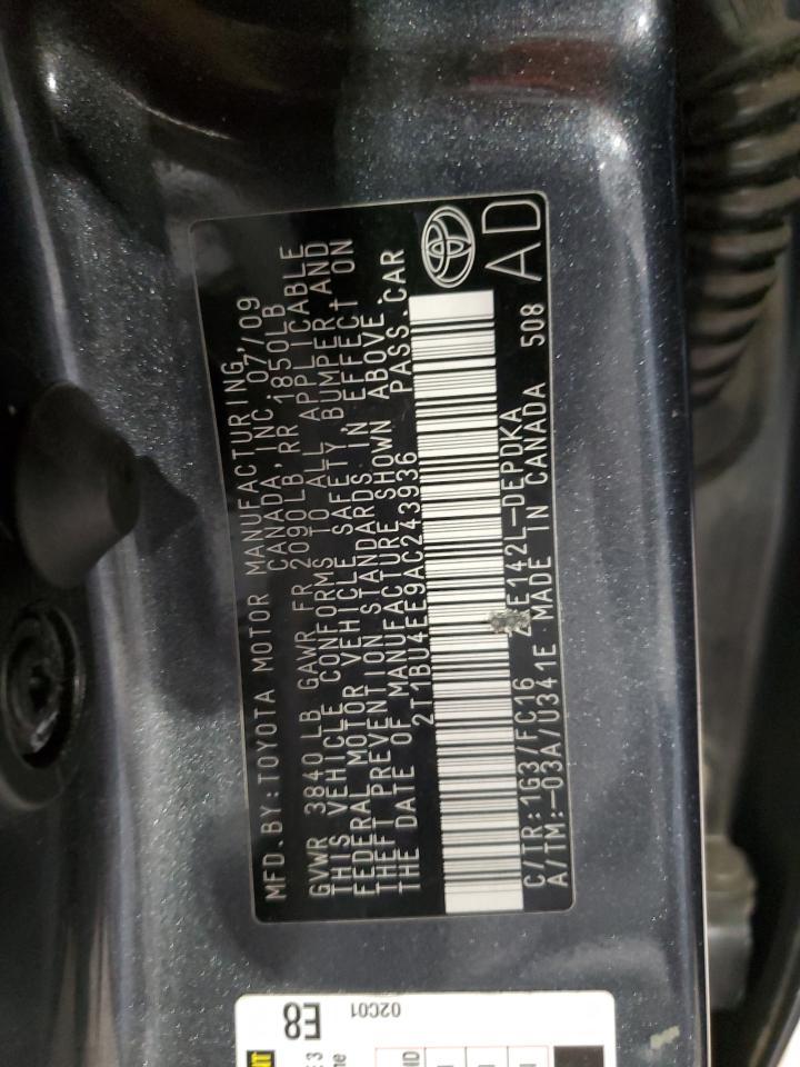 2010 TOYOTA COROLLA