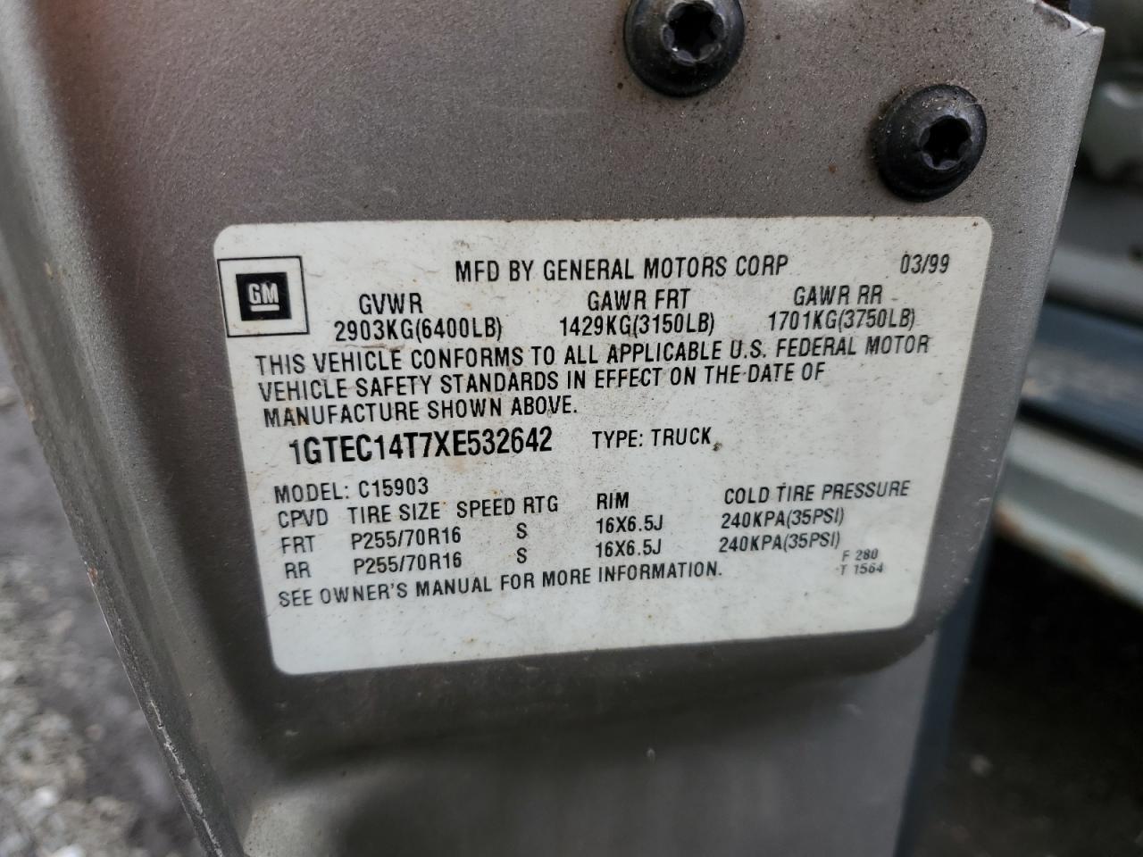1999 GMC Sierra
