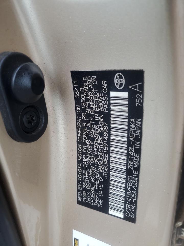 2011 TOYOTA COROLLA
