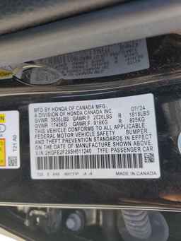 2025 HONDA CIVIC