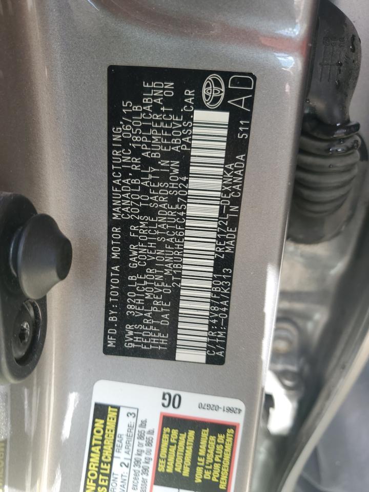 2015 TOYOTA COROLLA