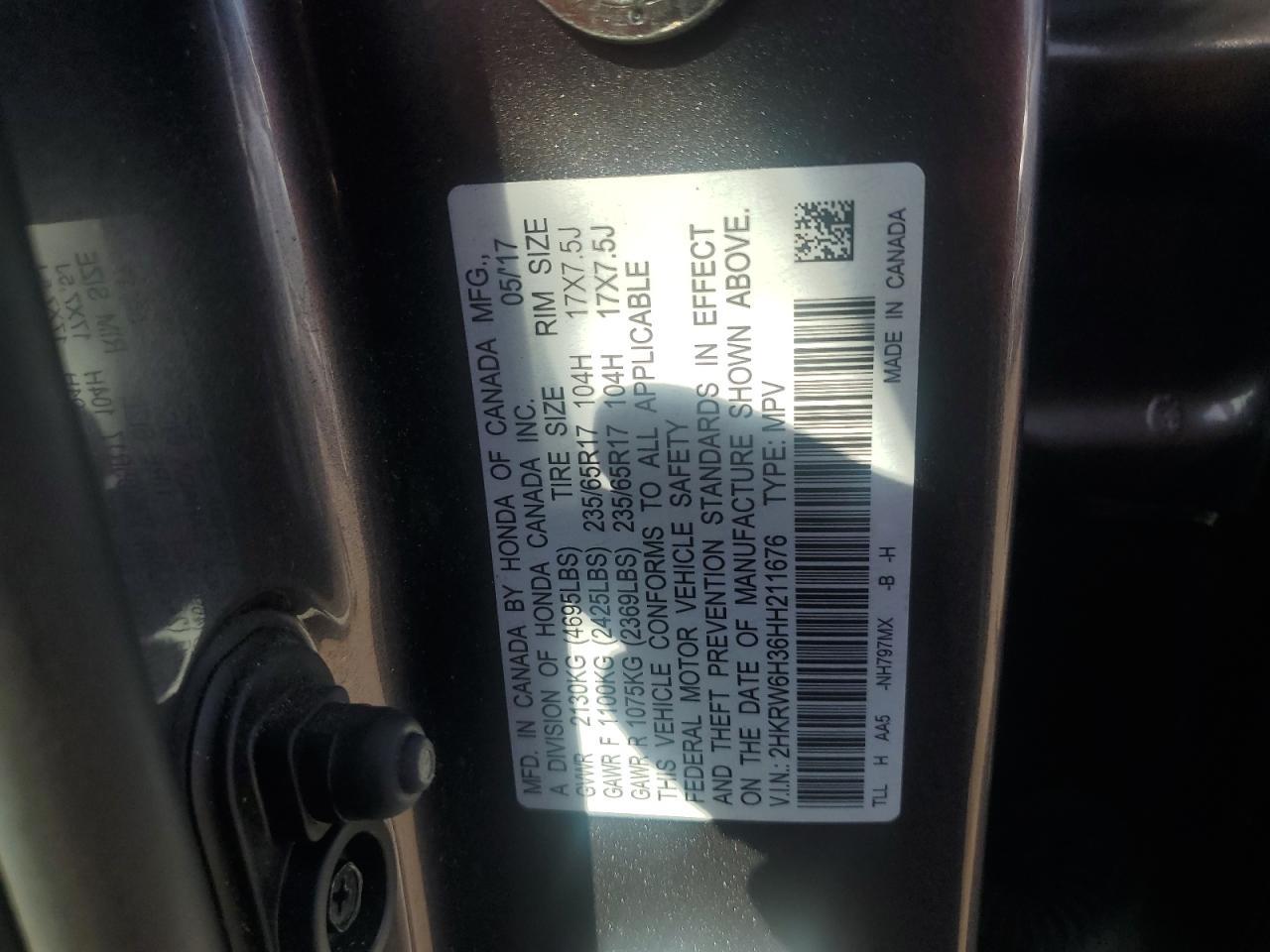 2017 HONDA CR-V