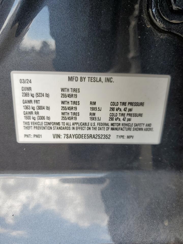 2024 TESLA MODEL Y