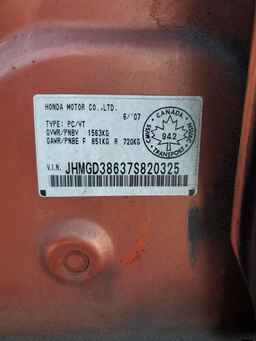 2007 HONDA FIT