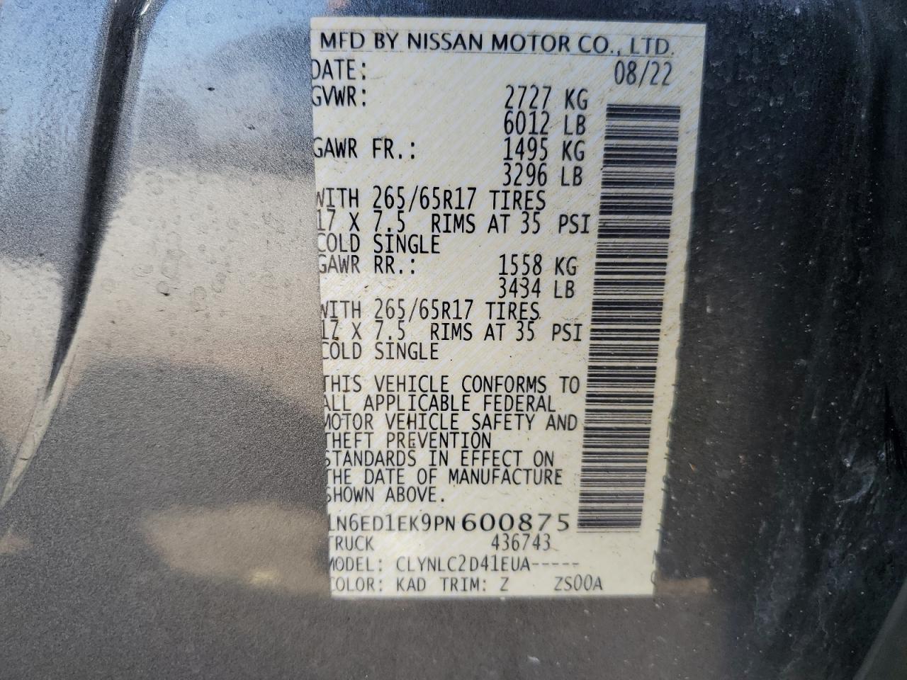 2023 NISSAN Frontier