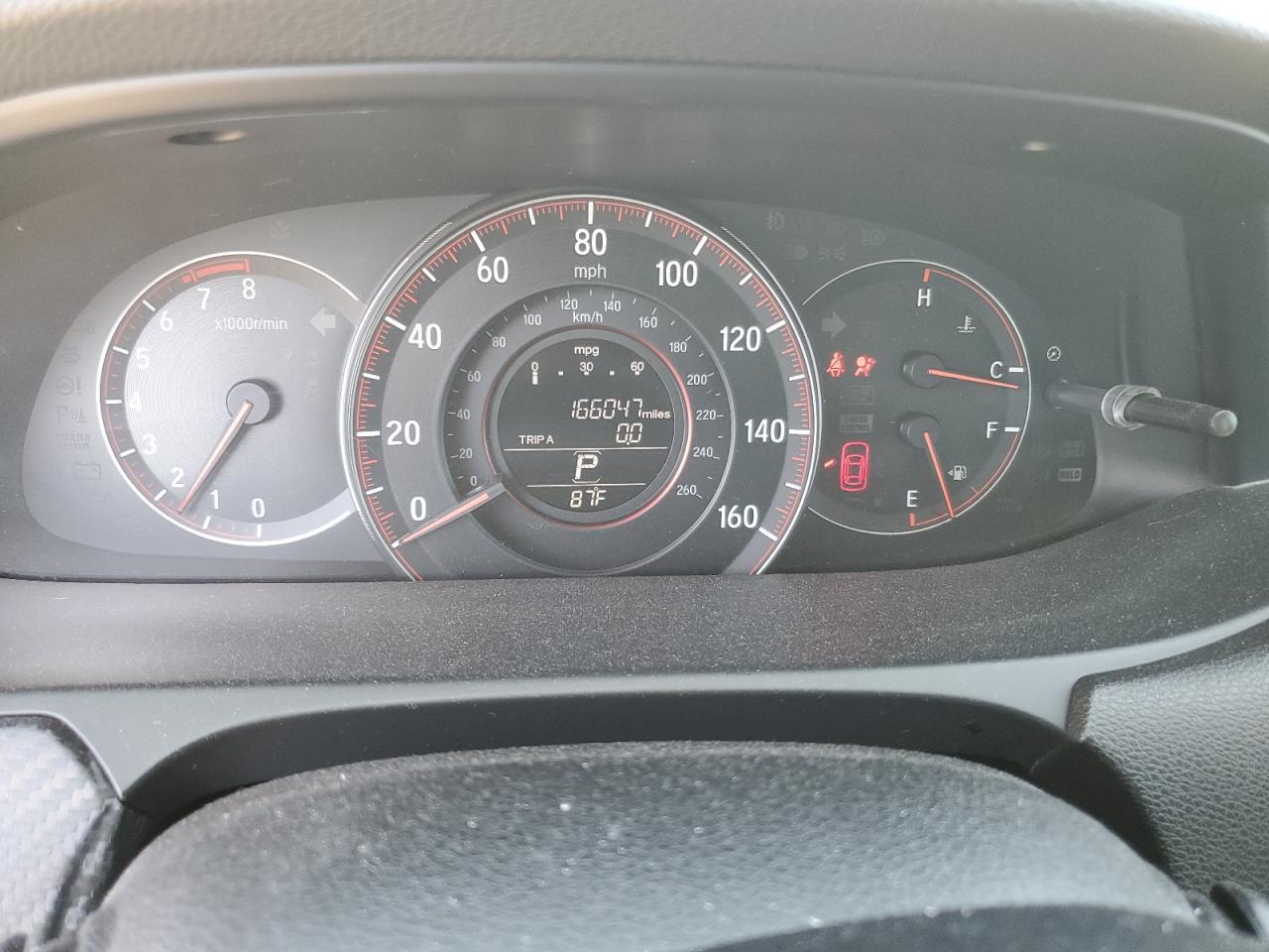 2016 HONDA ACCORD