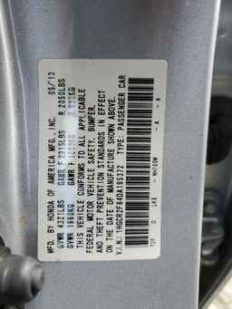 2013 HONDA ACCORD