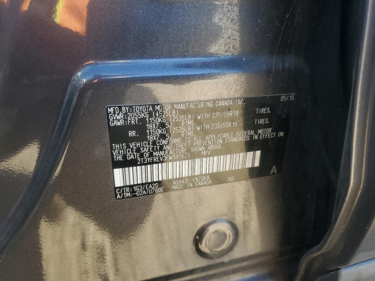 2015 TOYOTA RAV4