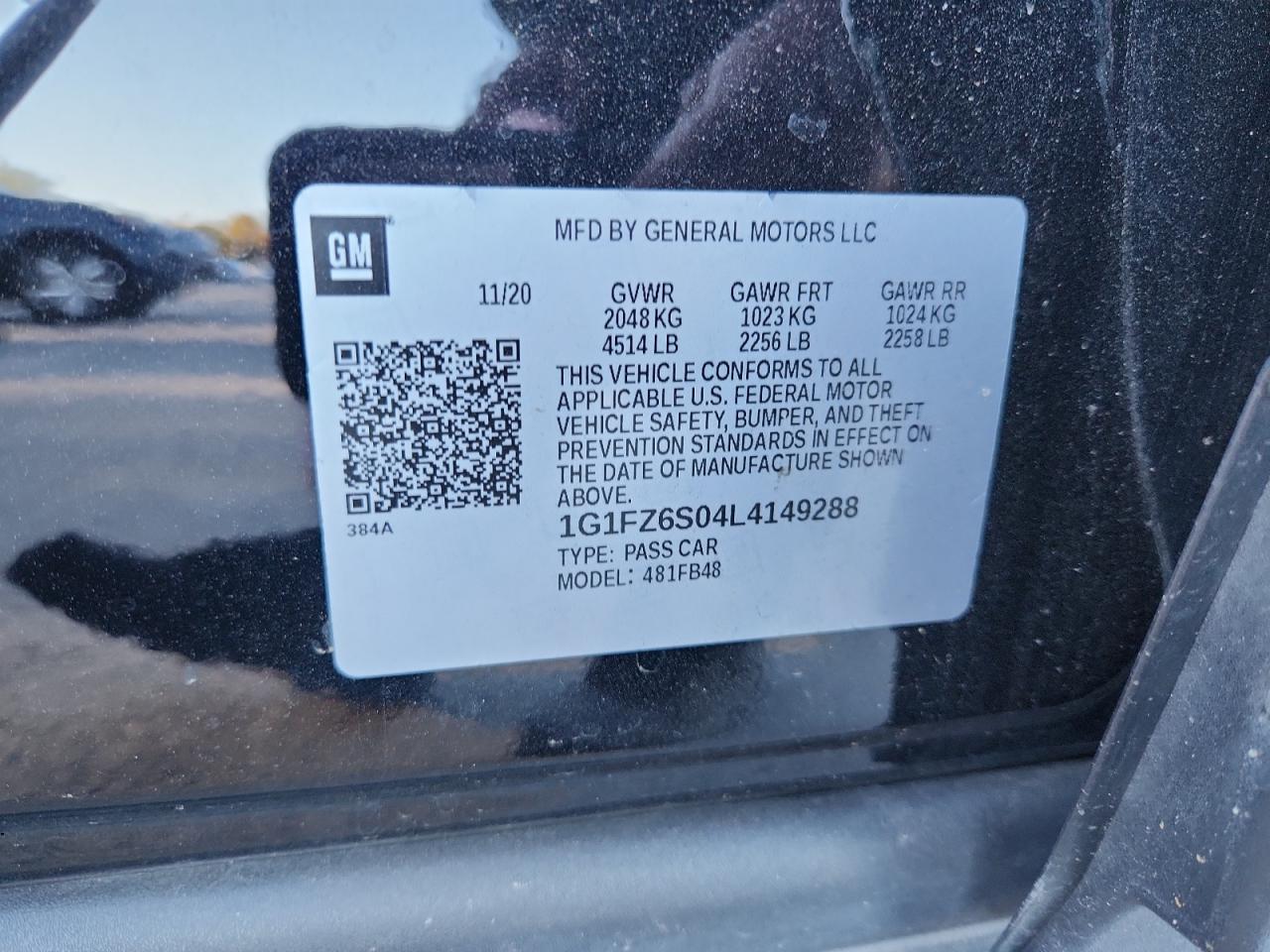 2020 CHEVROLET Bolt EV