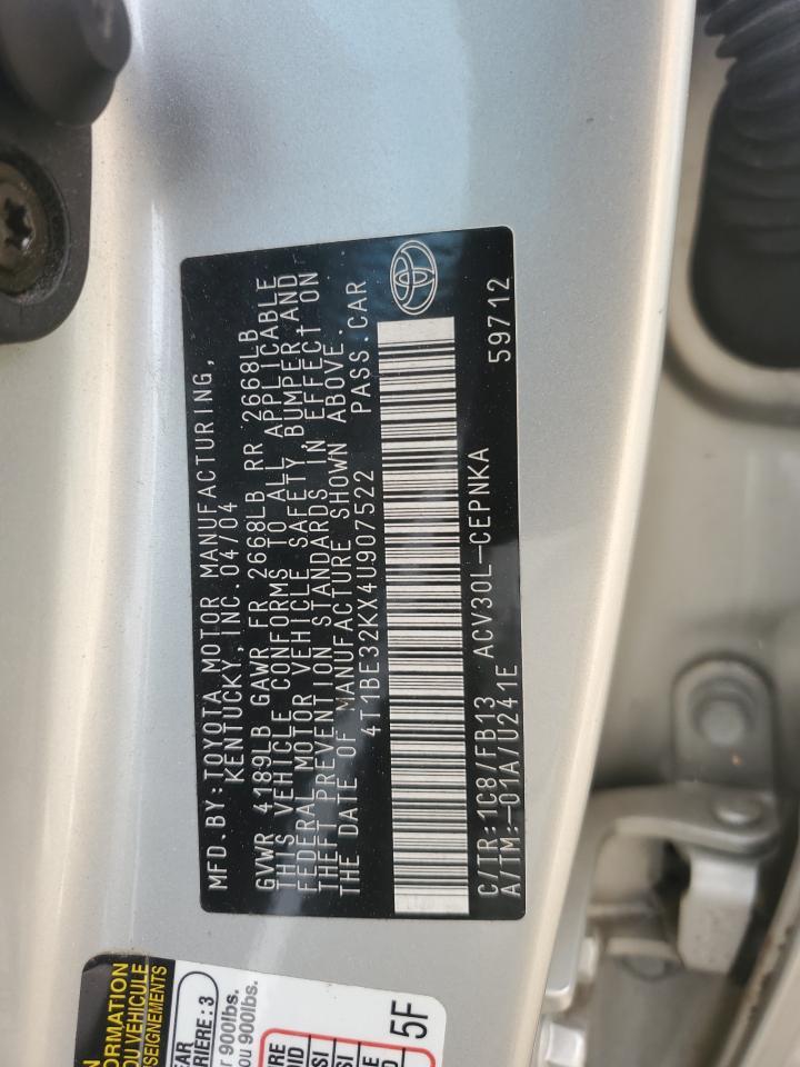 2004 TOYOTA CAMRY