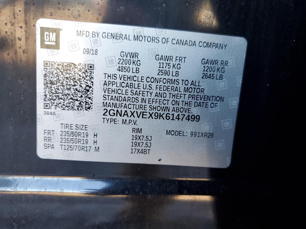 2019 CHEVROLET EQUINOX
