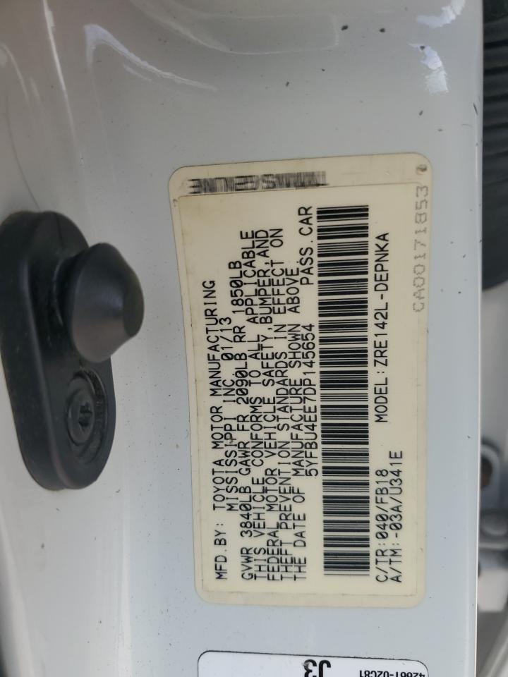 2013 TOYOTA COROLLA