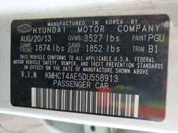2013 HYUNDAI ACCENT