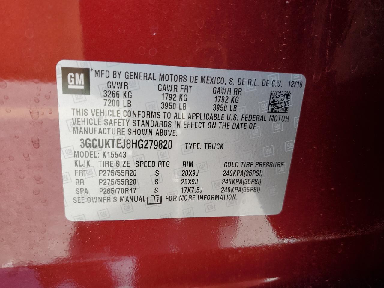 2017 CHEVROLET Silverado