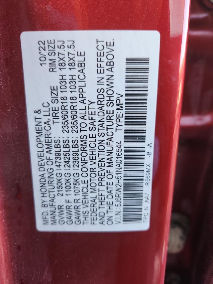 2022 HONDA CR-V