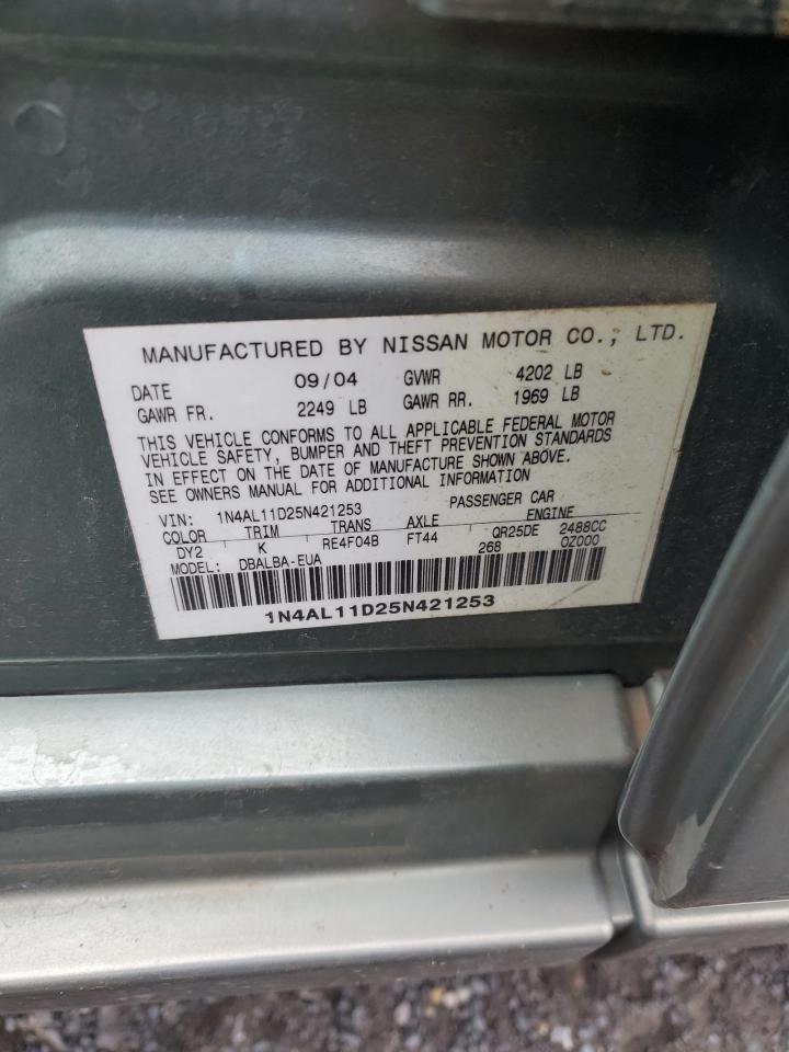 2005 NISSAN ALTIMA